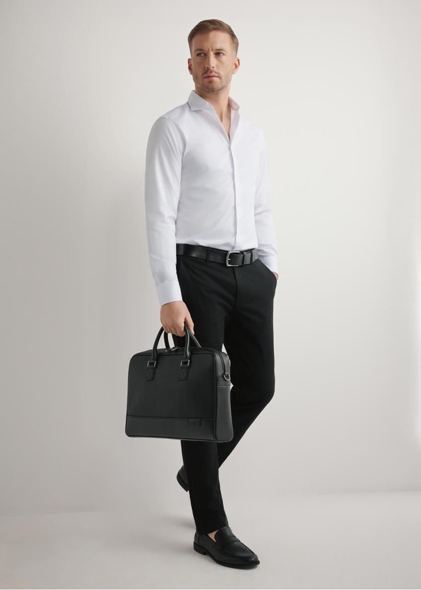 Czarna skórzana torba na laptopa TORMS-0494-99(W26)