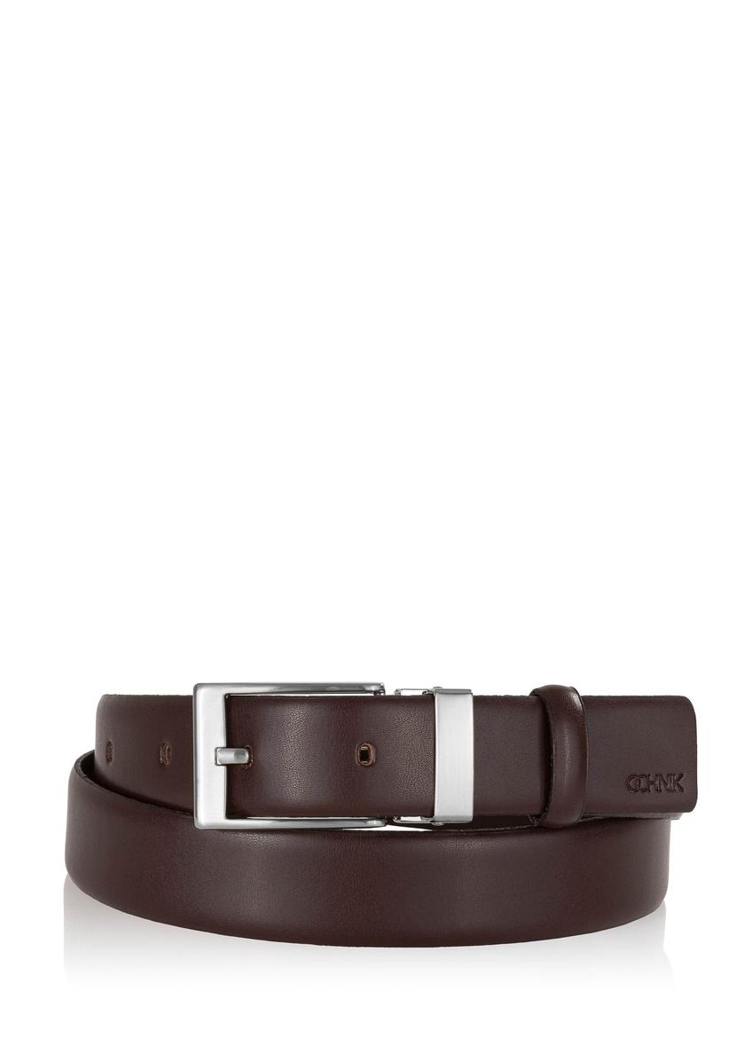 Brown men's belt PAM-JW052-89(KS)-01