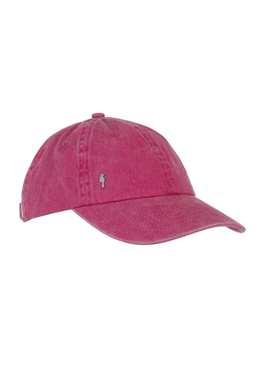 Różowa czapka jeansowa z daszkiem CZALT-0011-31(W24)