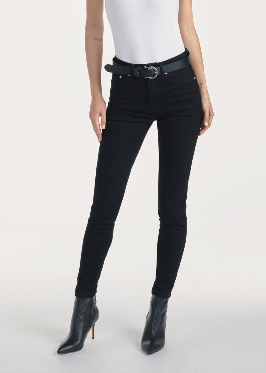 Czarne jeansowe spodnie damskie JEADT-0010A-99(Z25)