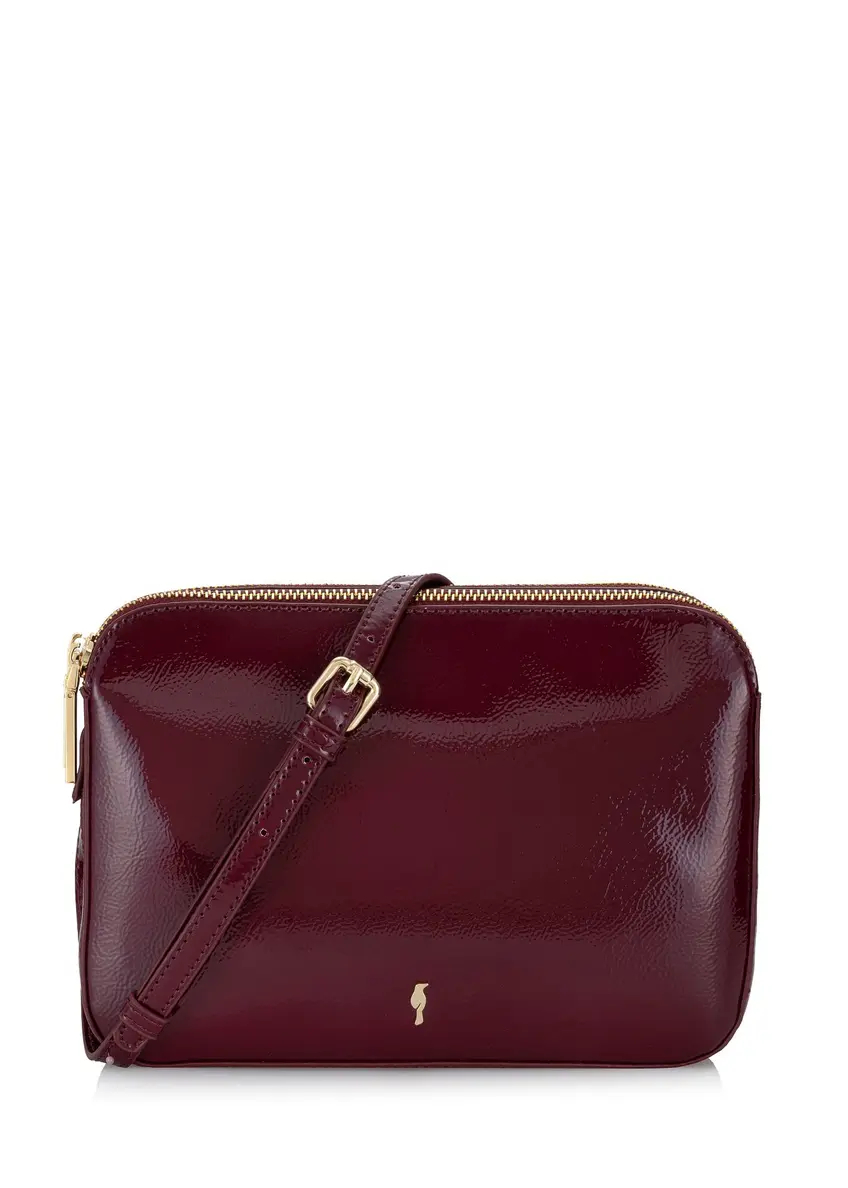 Patent claret classic women's bag TOREC-0205D-43(Z24)