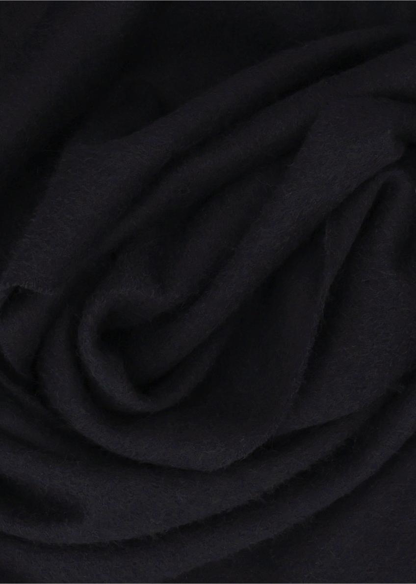Wełniany czarny szalik męski SZAMT-0034-99(Z26)