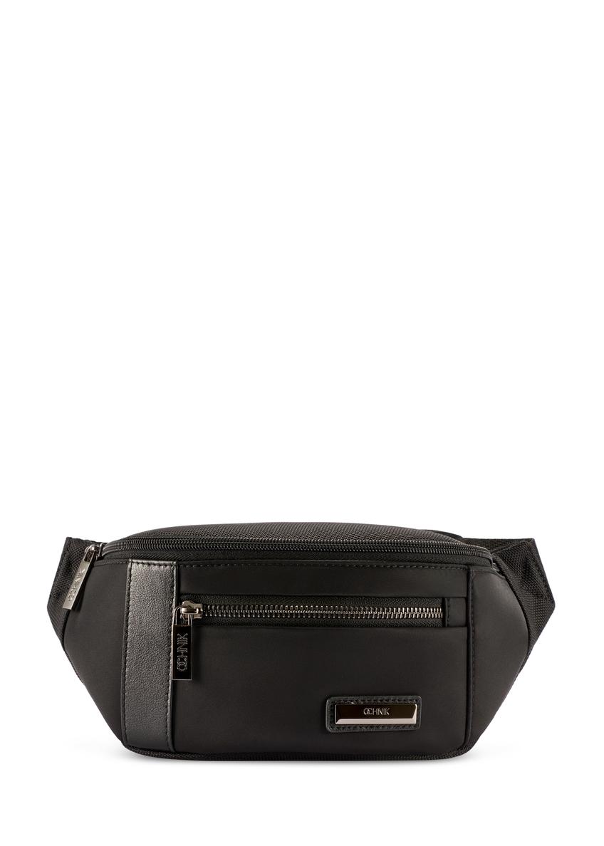 Czarna nerka męska z nylonu TORMN-0407-99(W26)