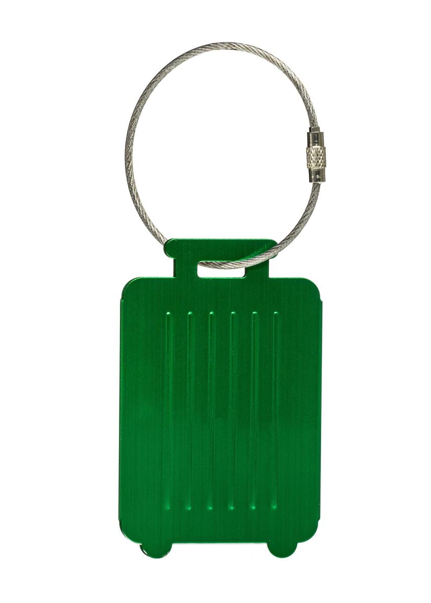 Zielony identyfikator do bagażu AW-005-0027-51(W24)