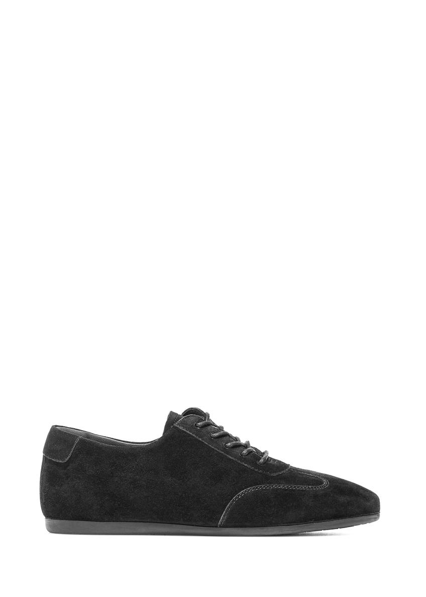 Skórzane buty damskie w kolorze czarnym BUTYD-1215-99(Z25)