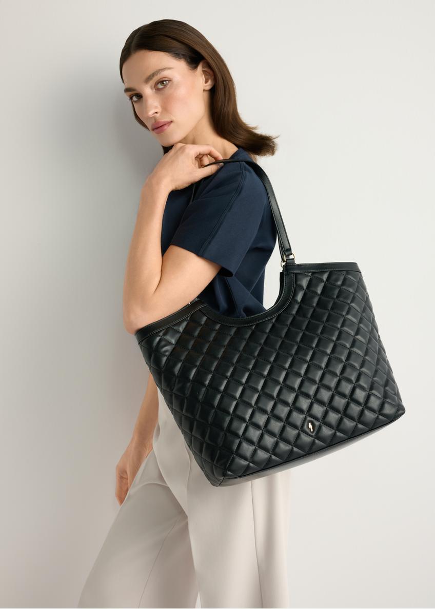 Duża pikowana torebka damska TOREC-1118-99(W26)