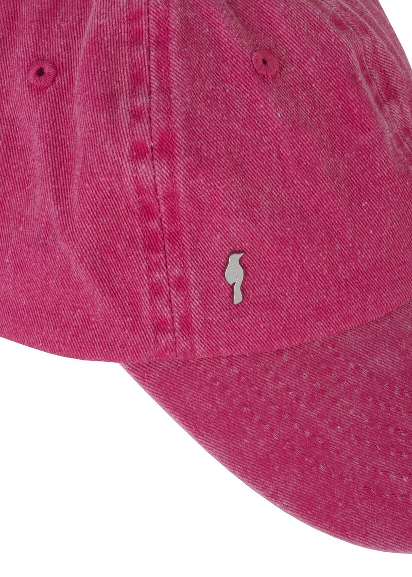 Różowa czapka jeansowa z daszkiem unisex CZALT-0011-31(W25)