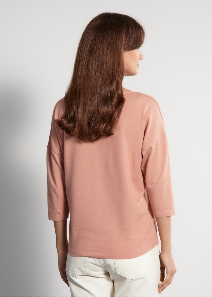 Różowa bluzka damska BLUDT-0156-34(W24)