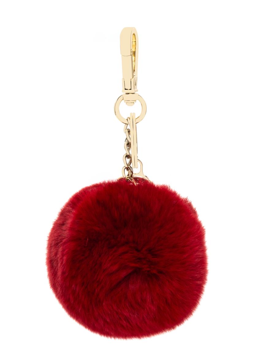 Czerwony brelok pompon BRELOK-117A-4B(Z26)