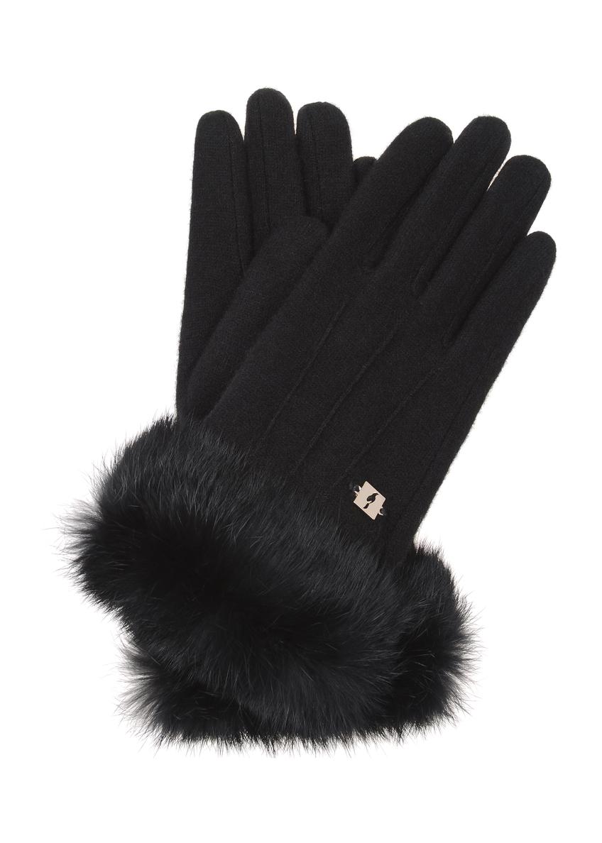 Wełniane rękawiczki damskie REKDF-0031-99(Z23)
