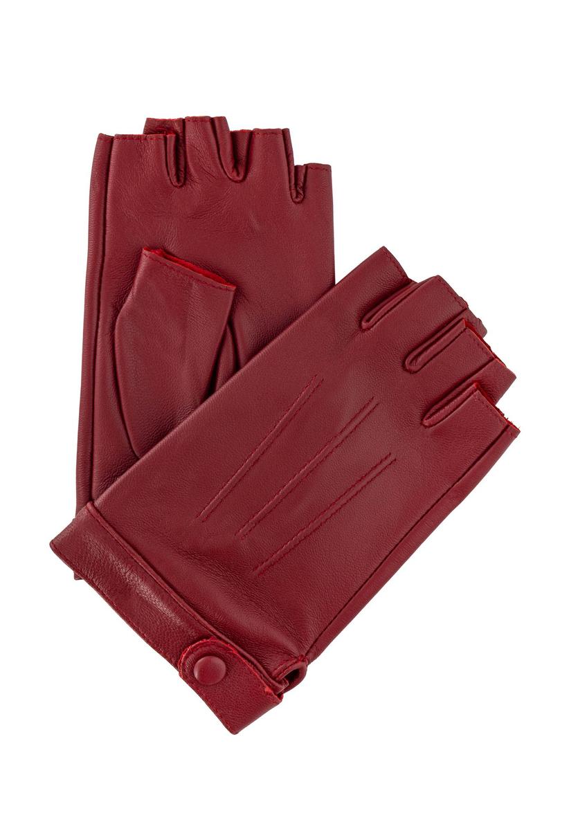 Skórzane rękawiczki damskie samochodowe REKDS-0085-42(W24)