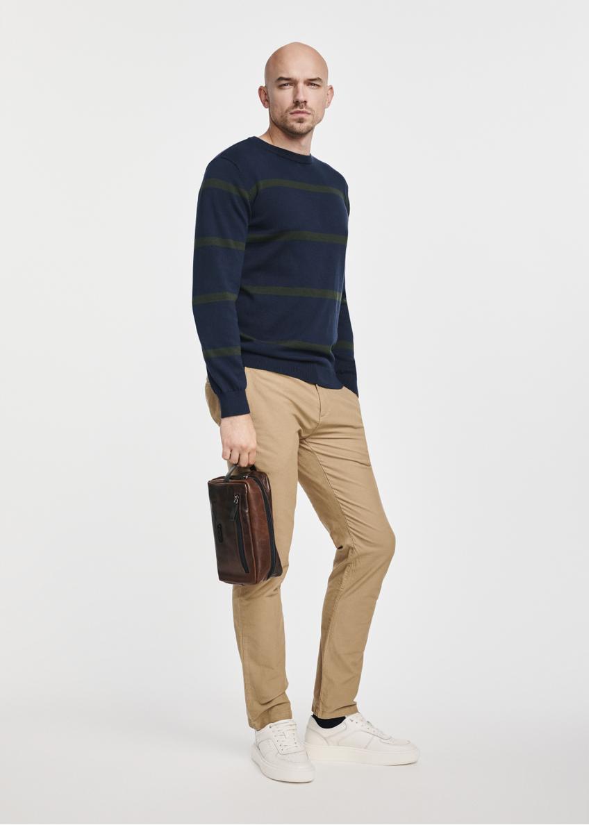 Skórzana brązowa kosmetyczka męska TORMS-0106-1H(W26)