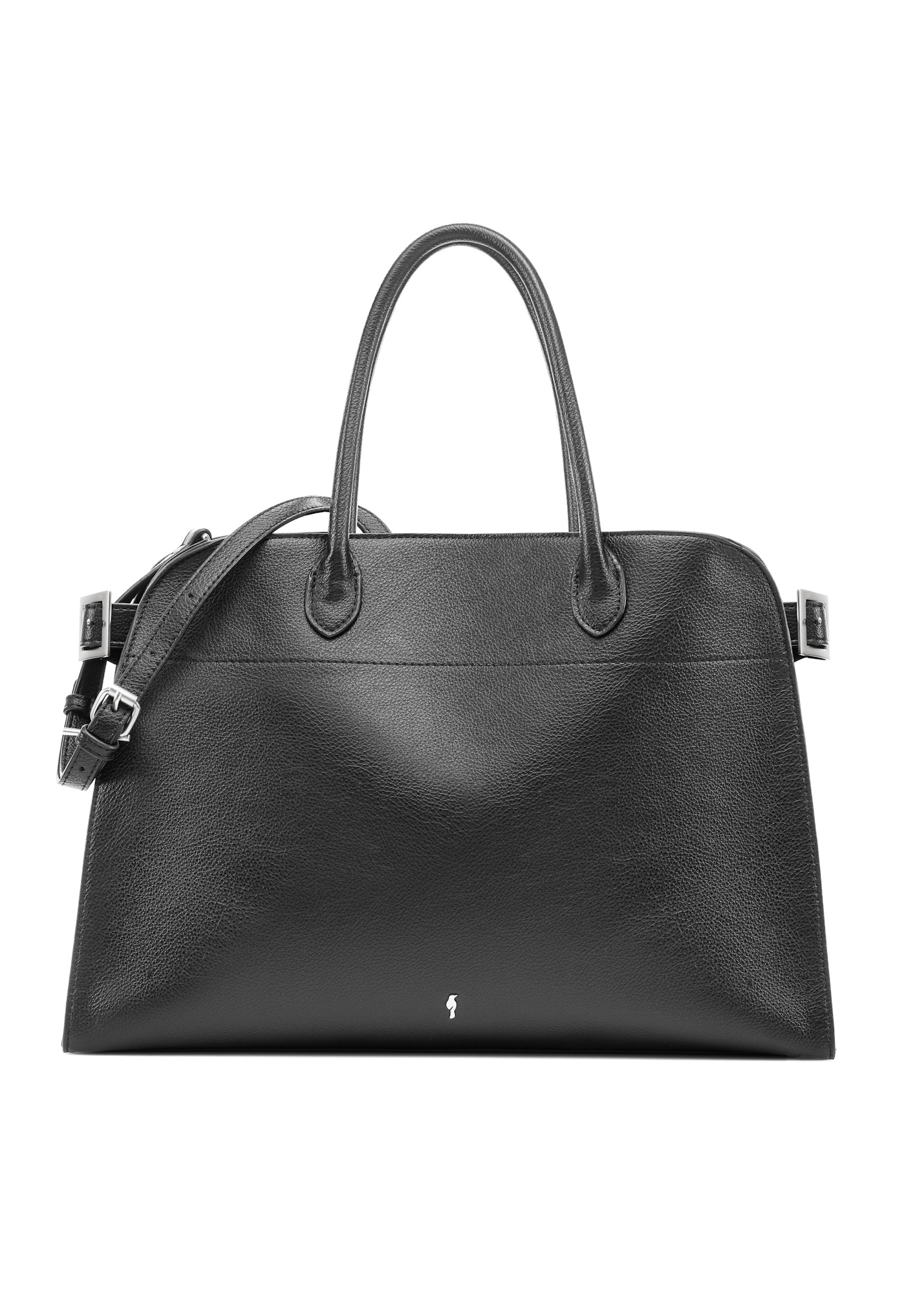 Czarna duża torebka damska TOREC-1075-99(Z25)