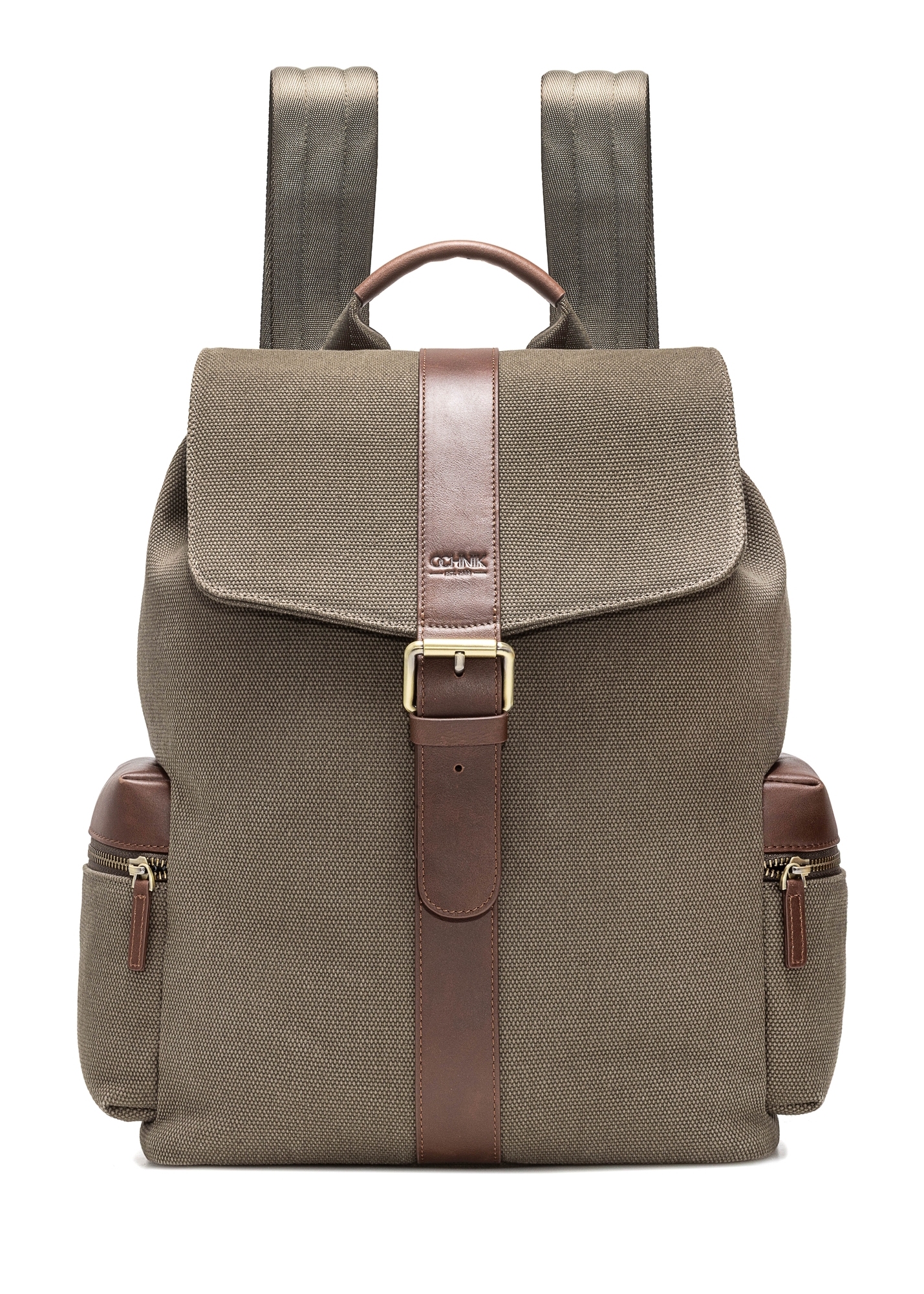 Plecak męski w kolorze khaki TORMN-0371-55(Z25)