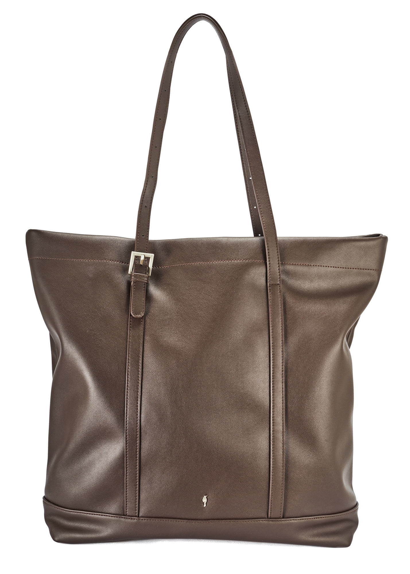 Duża brązowa torebka damska shopper TOREC-1067-89(Z25)