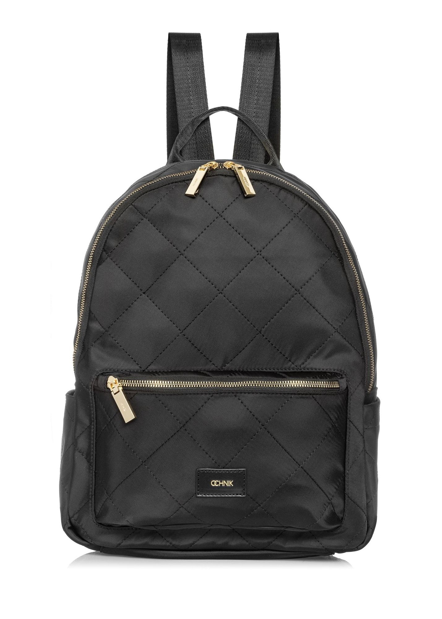 Czarny pikowany plecak damski TOREN-0265A-99(Z25)