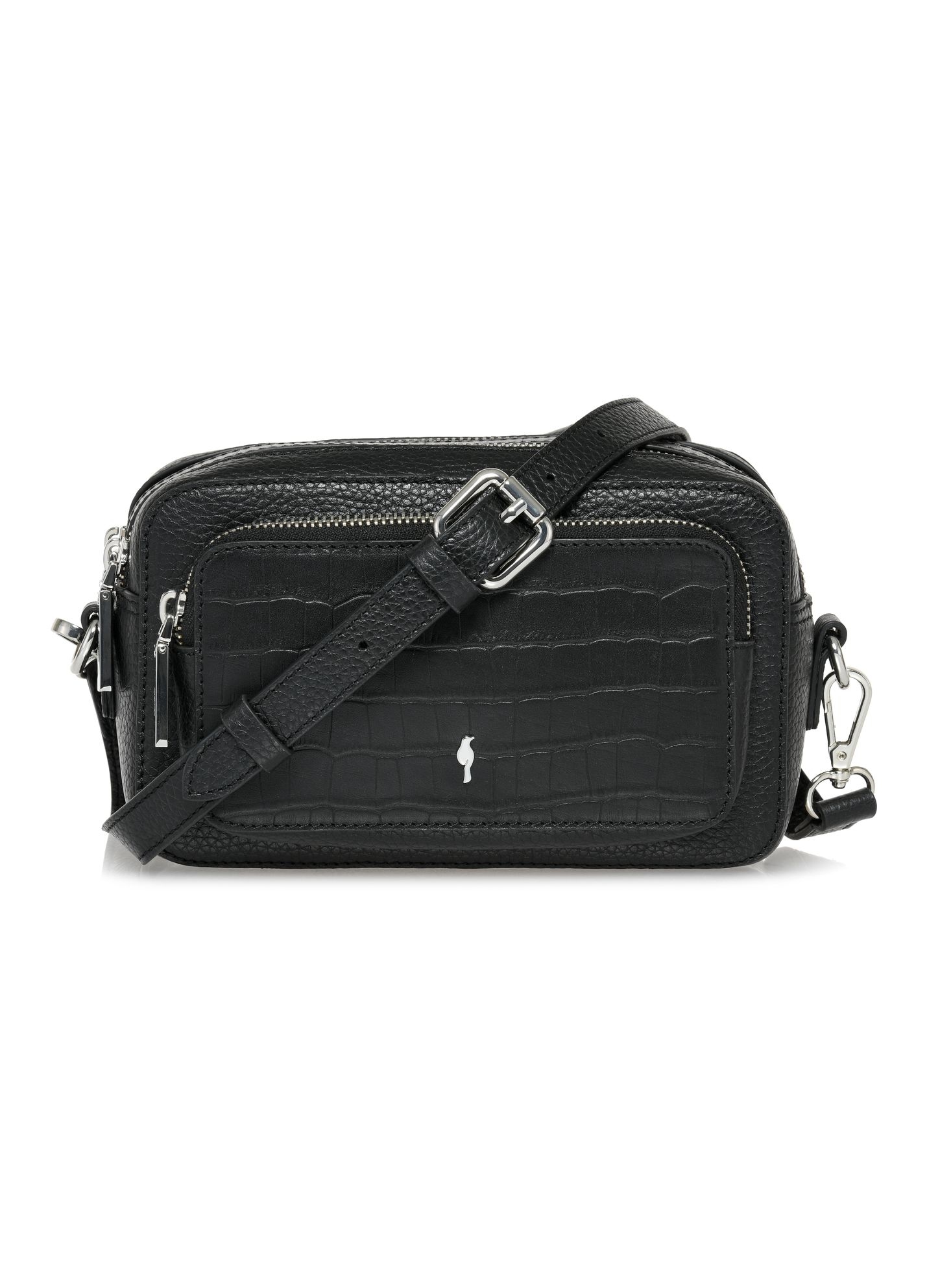 Mała skórzana torebka damska croco TORES-1036-97(Z24)