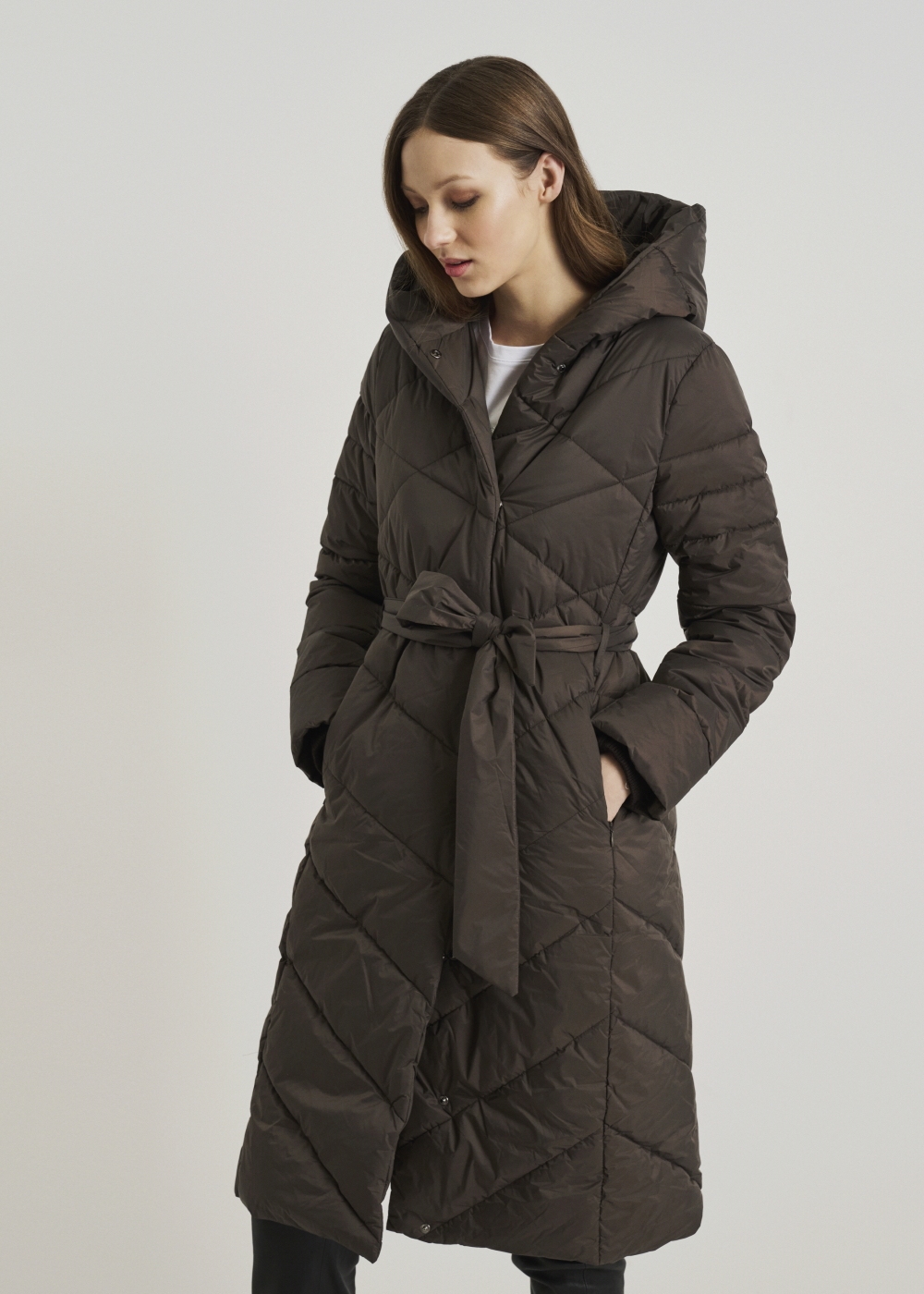 Płaszcz damski KURDT-0374-57(Z21) | OCHNIK