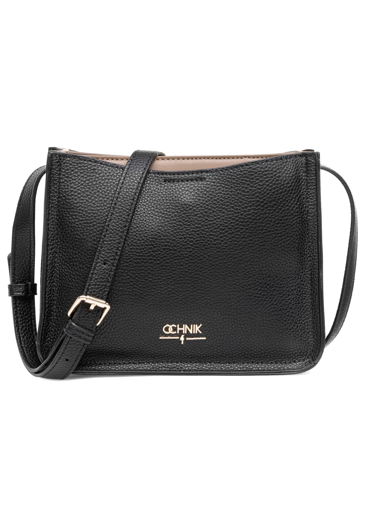 Czarna mała torebka na ramię TOREC-1055-99(Z25)