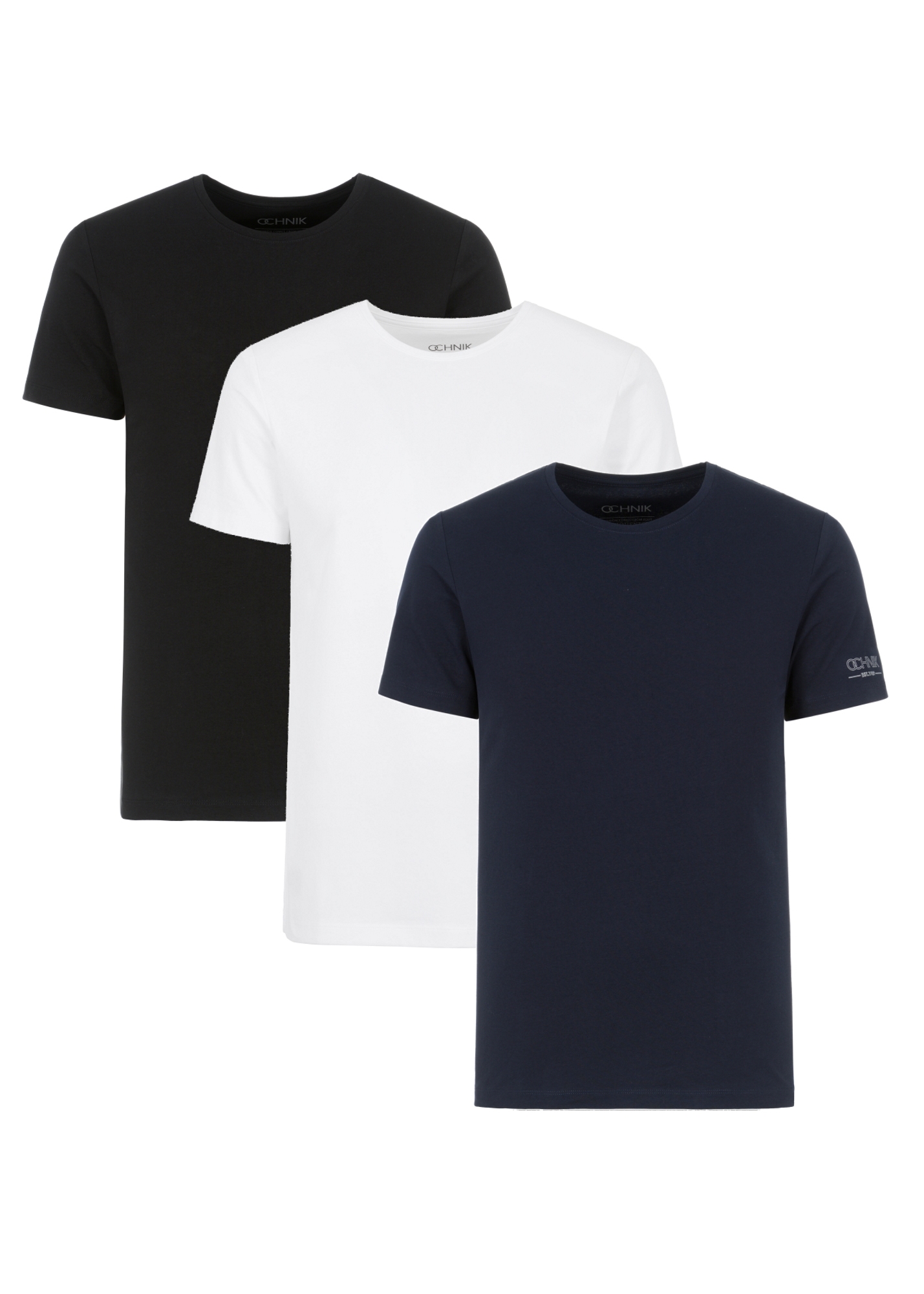 Zestaw T-shirtów męskich basic ZESMT-0040-15(KS)