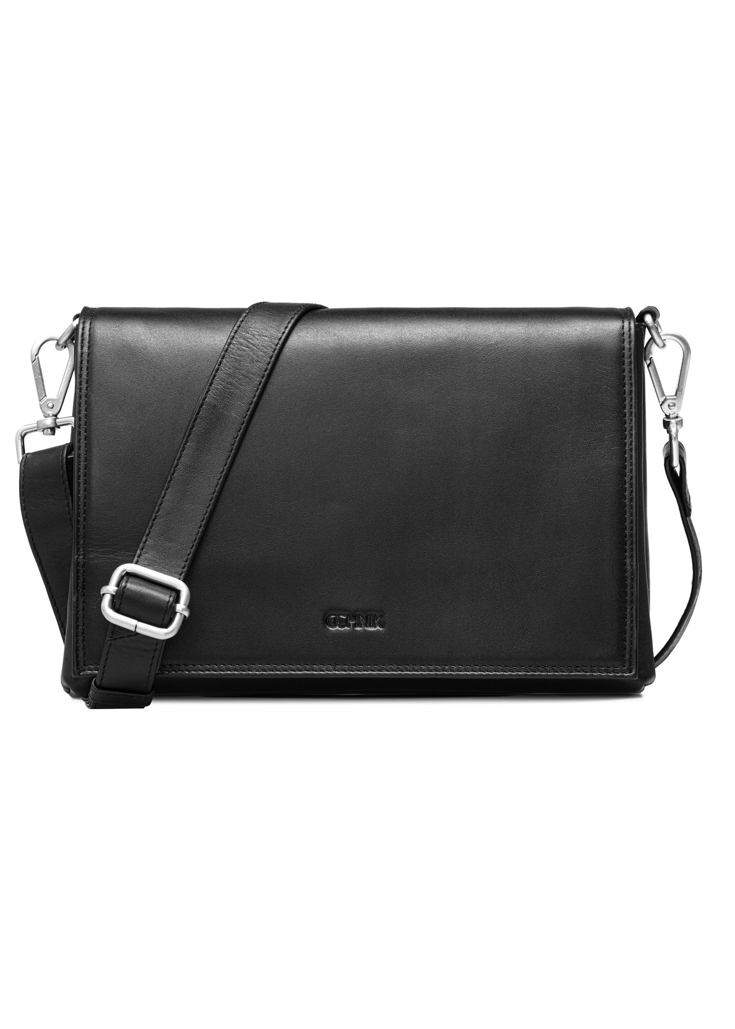 Czarna skórzana listonoszka damska TORES-1083-99(W25)