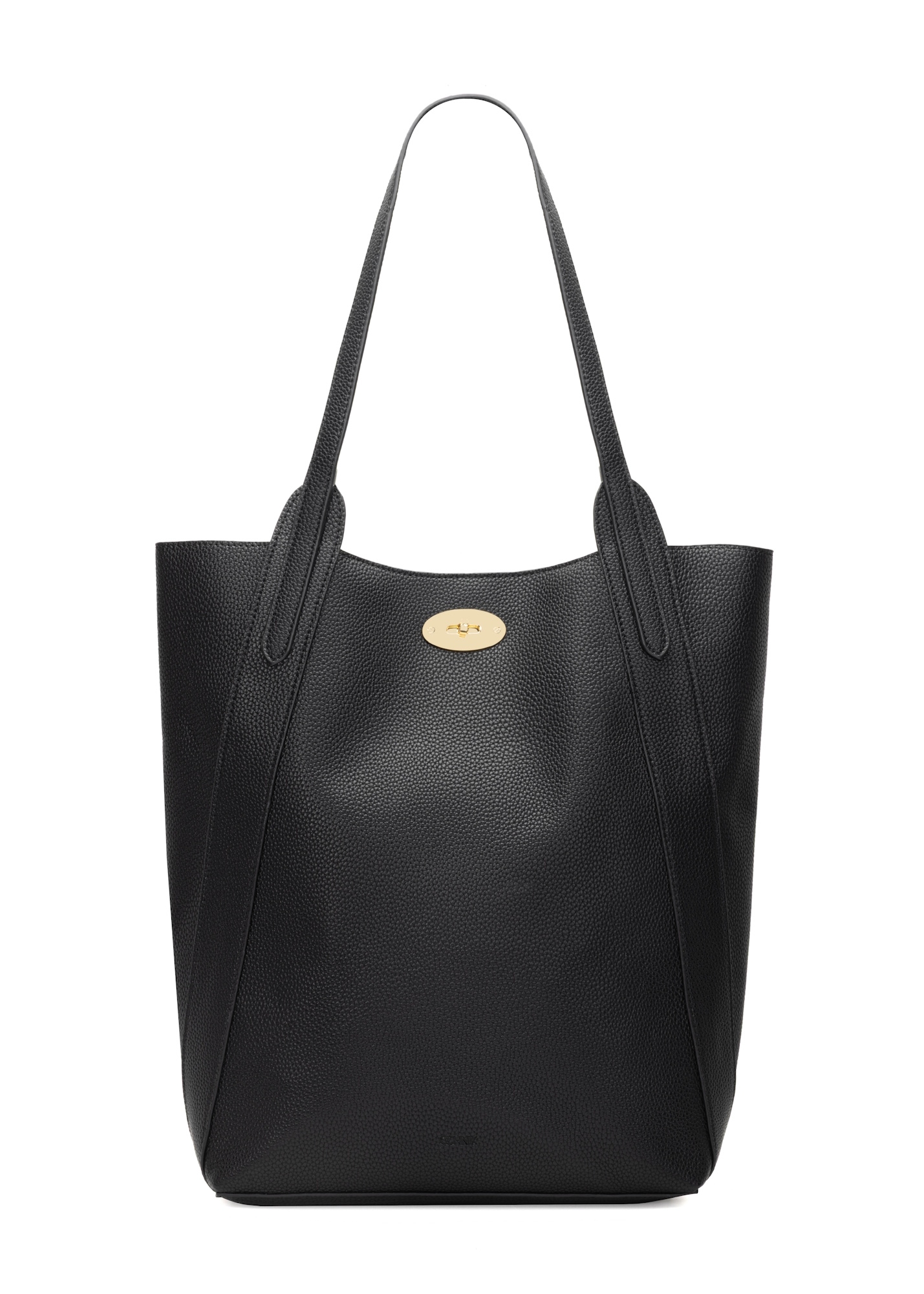 Czarna duża torebka damska shopper TOREC-1142-9I(W26)