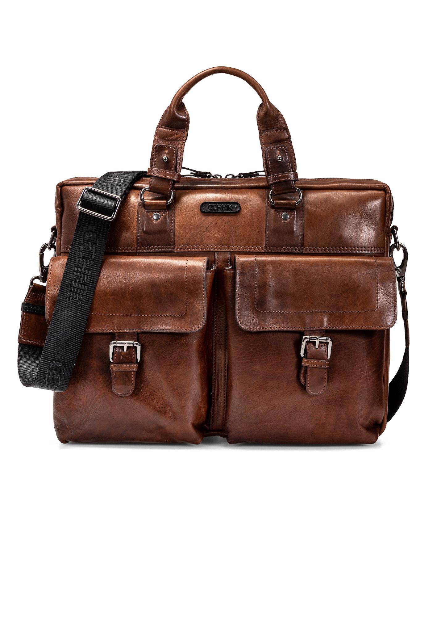 Skórzana brązowa torba męska TORMS-0404C-99(W25)