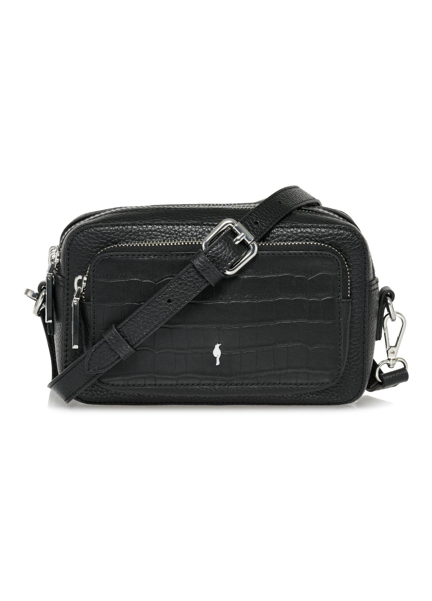 Mała skórzana torebka damska croco TORES-1036-97(Z24) | OCHNIK