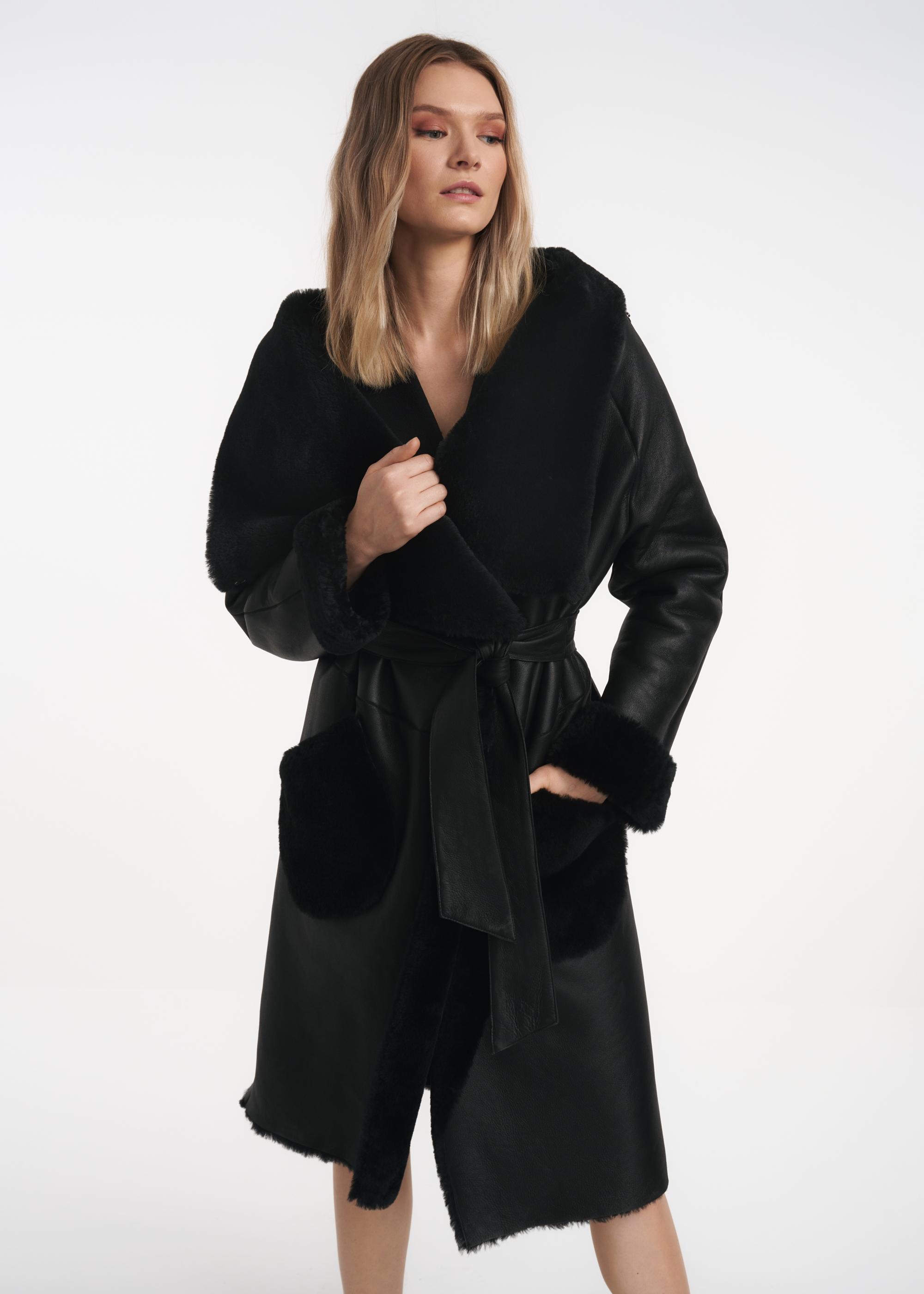 O宮様 Kożuch damski KOZDS-0043-5538(Z19) | OCHNIK