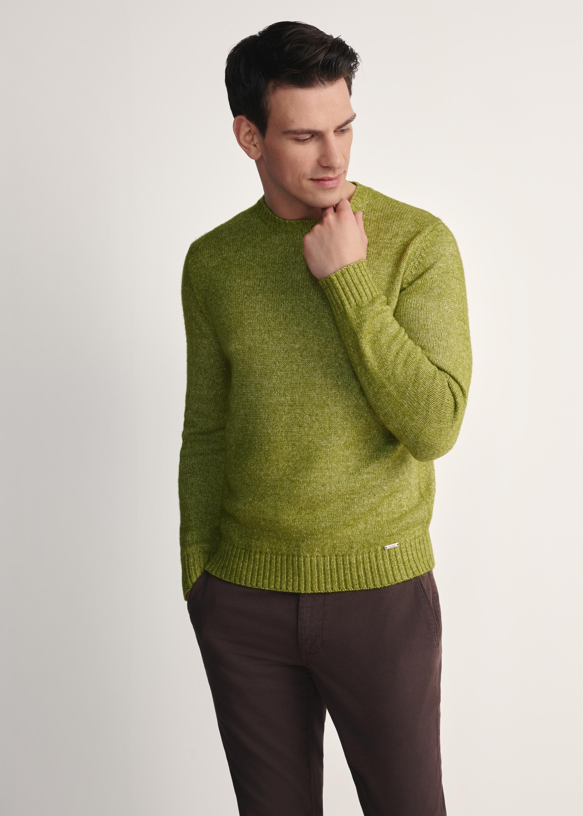 swedk1120 Sweter męski w paski granatowy Dstreet WX2240 - sklep online